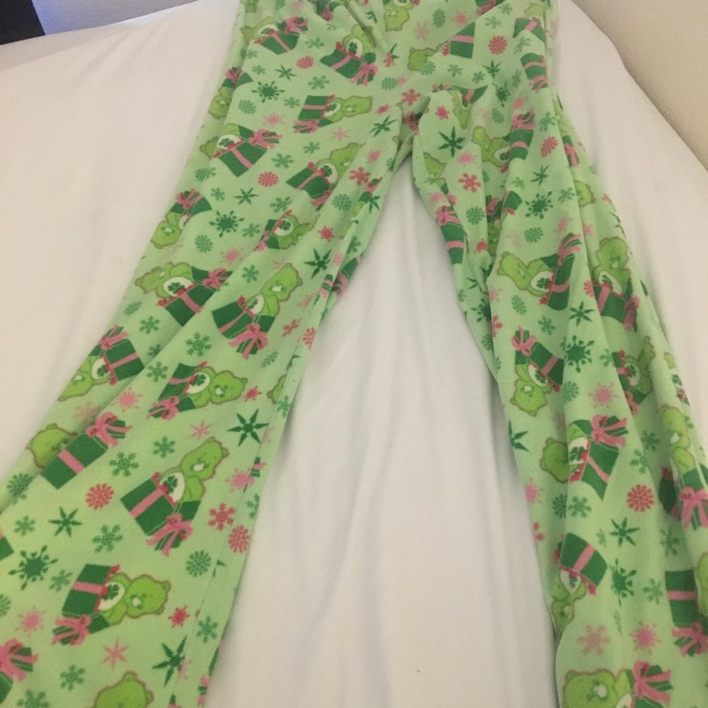 Carebear Fuzzy Sweats Elastic Waistband